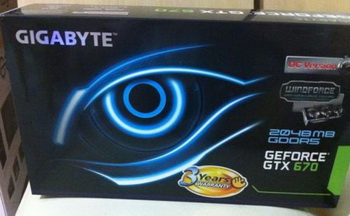 Gigabyte GTX 670 WindForce 3X